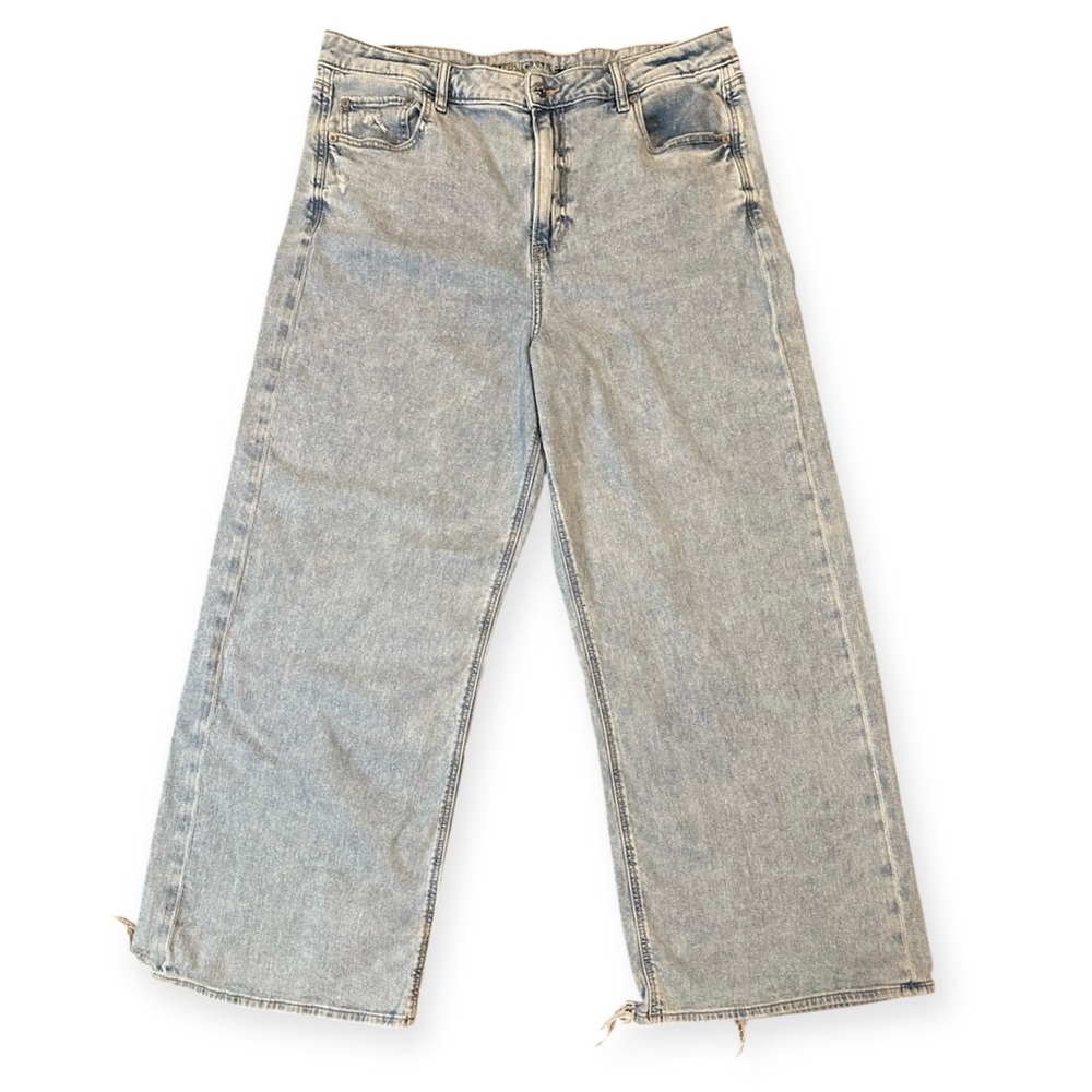 American Eagle Super Highrise Baggy Wide Leg Jeans